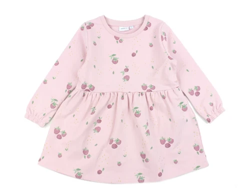 Name It parfait pink hindbær sweatkjole